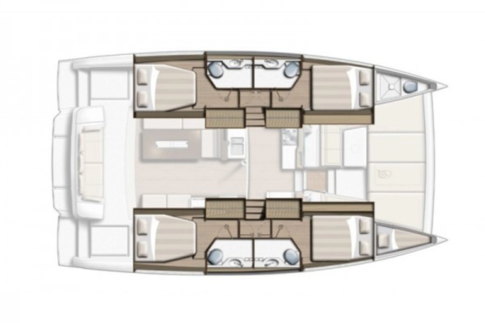 Noleggio Catamarano a Zaravecchia (Biograd) – Bali Bali 4.2