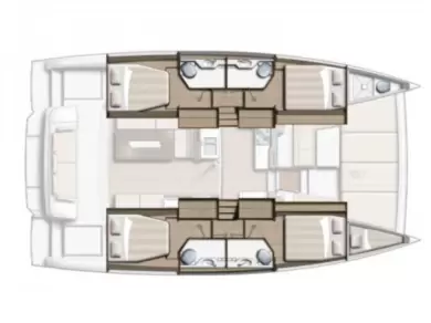 Noleggio Catamarano a Zaravecchia (Biograd) – Bali Bali 4.2