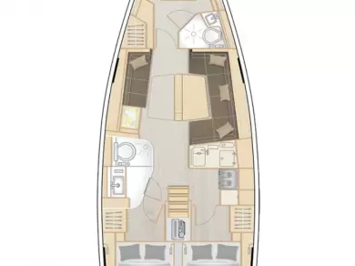 Hanse Hanse 418 da affittare a  Lávrio