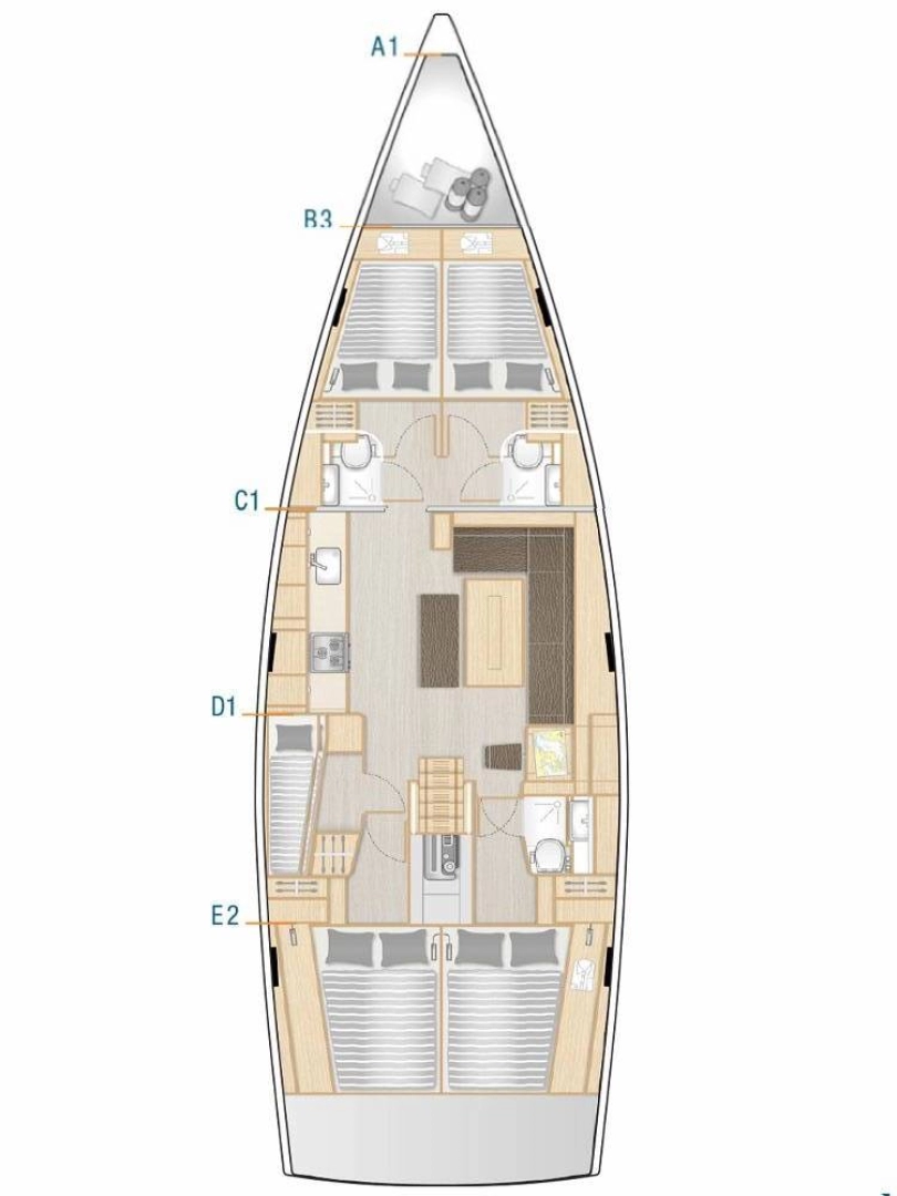 Noleggiare una Hanse Hanse 508 a Seget Donji