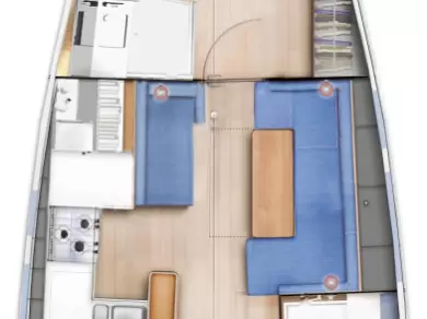 Noleggio barche Zara economico Sun Odyssey 410