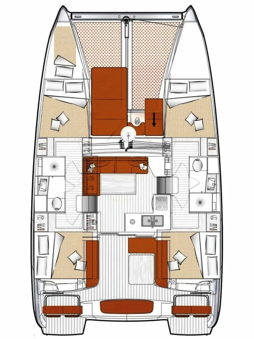Noleggio Catamarano con o senza skipper Excess a Lávrio