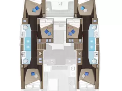 Noleggio barche Lávrio economico Lagoon 51