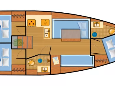 Jeanneau Sun Odyssey 380 da affittare a  Zaravecchia (Biograd)