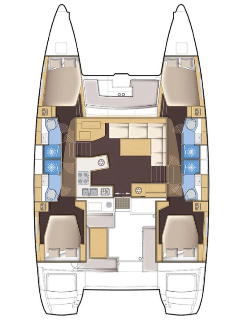 Noleggio Catamarano a Primošten – Lagoon Lagoon 450 F
