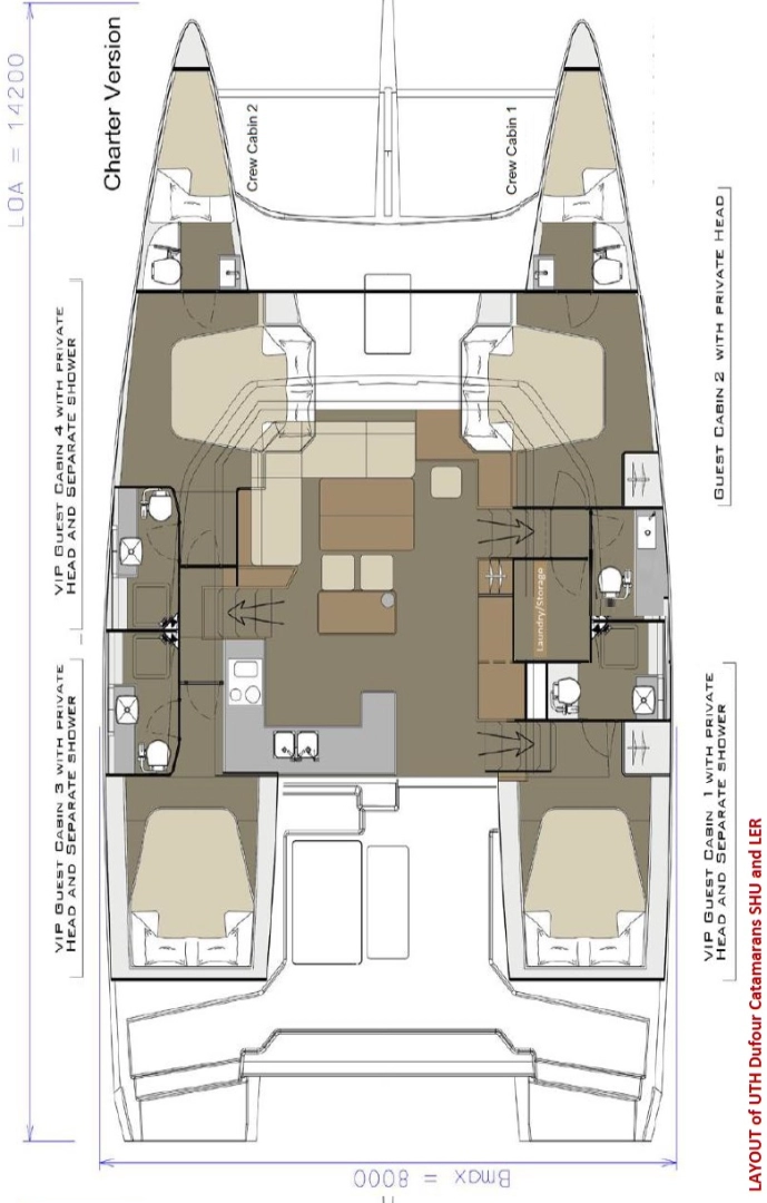Noleggio barche Primošten economico Dufour Catamarans 48 Sail
