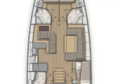 Noleggio Barca a vela a Kos – Bénéteau Oceanis 51.1