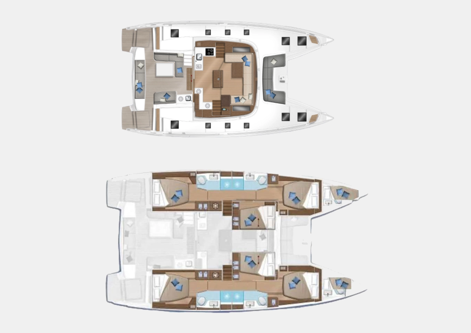 Noleggio barche Álimos economico Lagoon 50