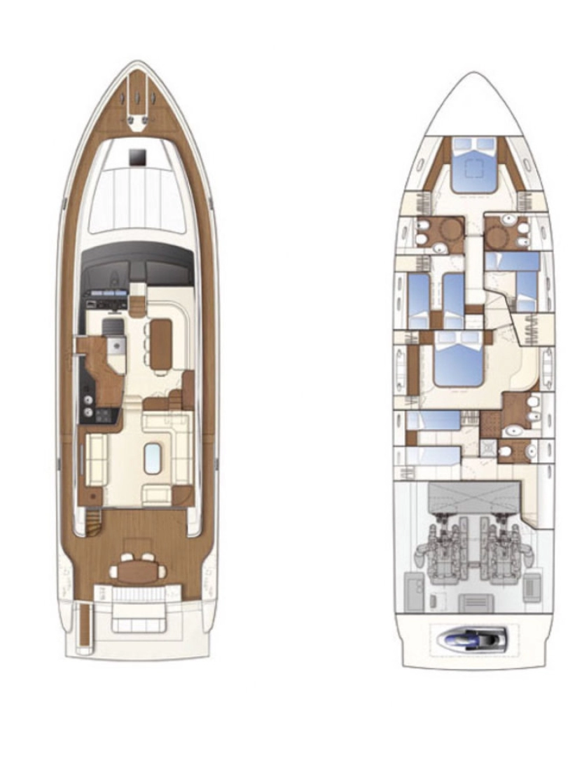 Noleggiare una Ferretti Ferretti Yachts 681 a Spalato
