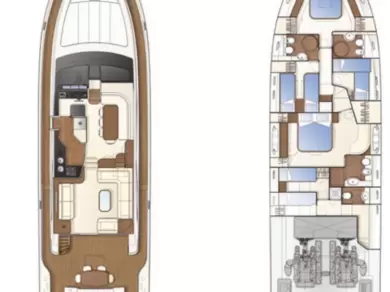 Noleggiare una Ferretti Ferretti Yachts 681 a Spalato
