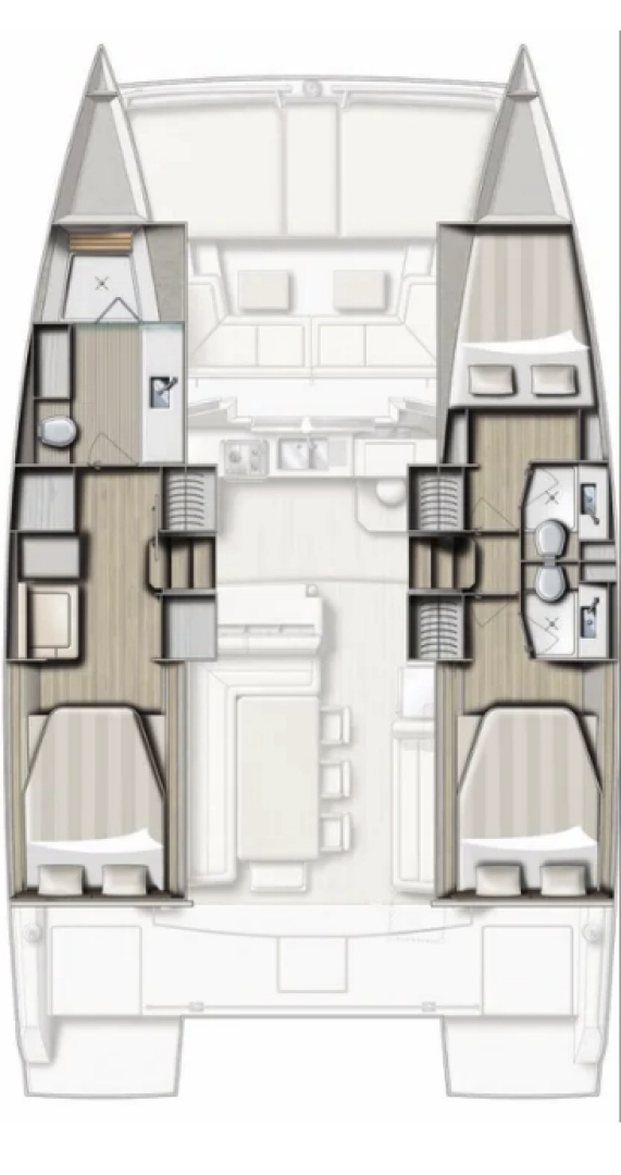 Noleggio Catamarano a Castelli – Bali Bali 4.0