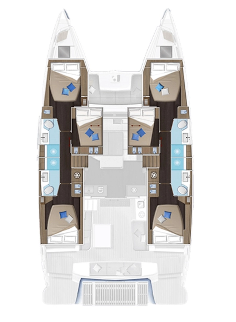 Noleggio Catamarano con o senza skipper Lagoon a Trogir