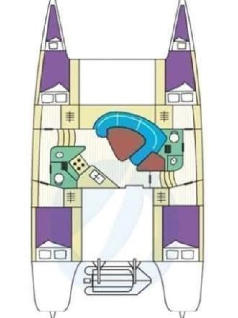 Noleggio Catamarano Fountaine Pajot con patente nautica