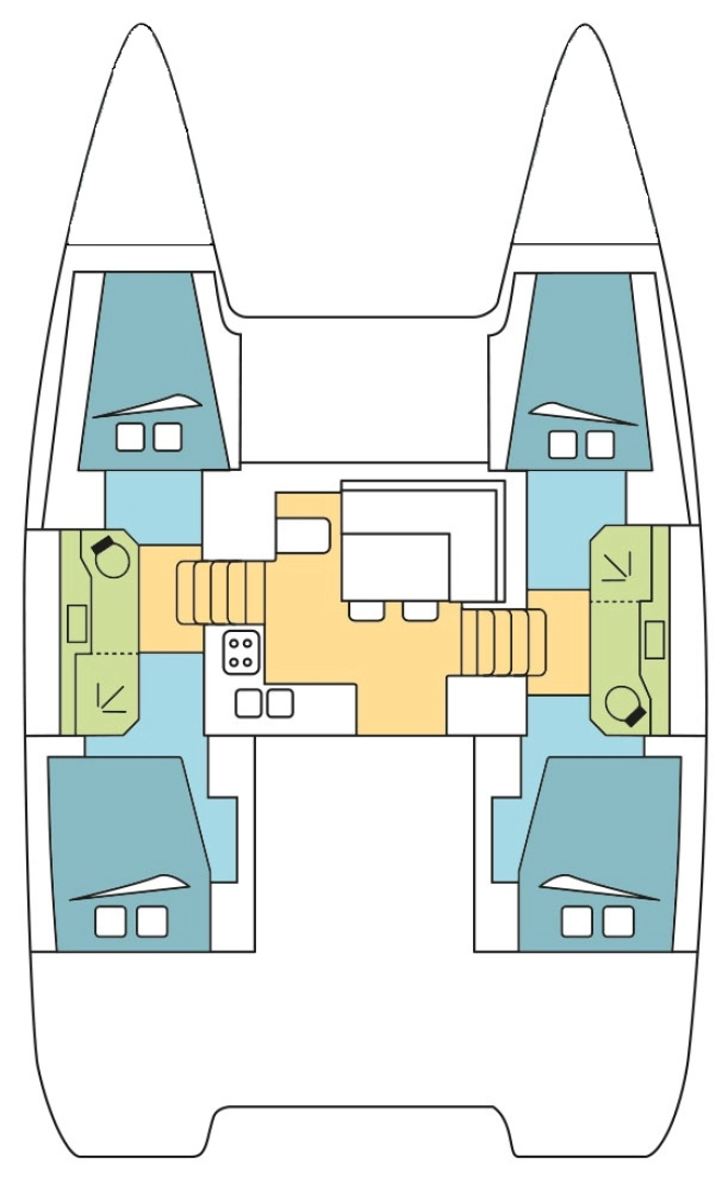 Noleggio barche Lagoon Lagoon 40 a Airlie Beach su Samboat