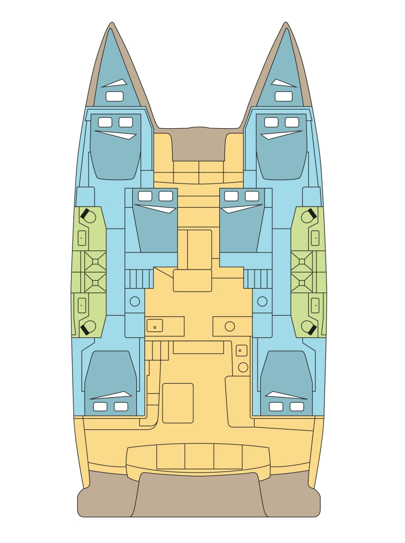 Noleggio Catamarano a La Paz – Lagoon Lagoon 51