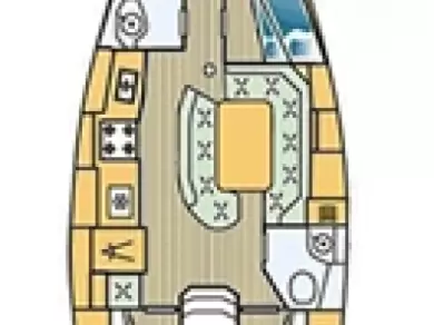 Jeanneau Sun Odyssey 42.2 da affittare a  Betina
