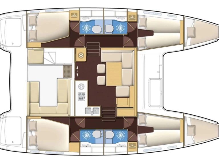 Noleggio Catamarano a Álimos – Lagoon Lagoon 400 S2