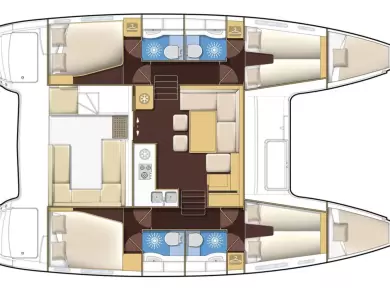 Noleggio Catamarano a Álimos – Lagoon Lagoon 400 S2