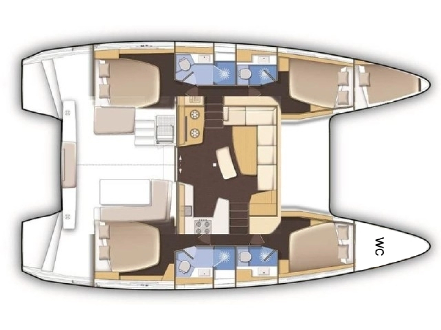 Noleggio barche Lagoon Lagoon 42 a Paros (Isola) su Samboat