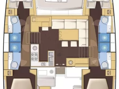 Noleggio barche Lagoon Lagoon 450 F a Lávrio su Samboat