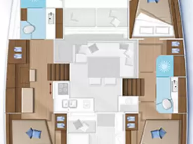 Noleggio Catamarano con o senza skipper Lagoon a Álimos