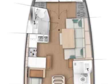 Jeanneau Sun Odyssey 440 da affittare a  Gouviá