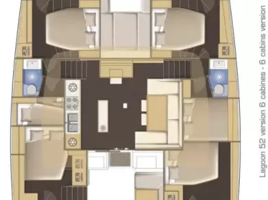 Noleggio Catamarano a Ellinikó – Lagoon Lagoon 52 F