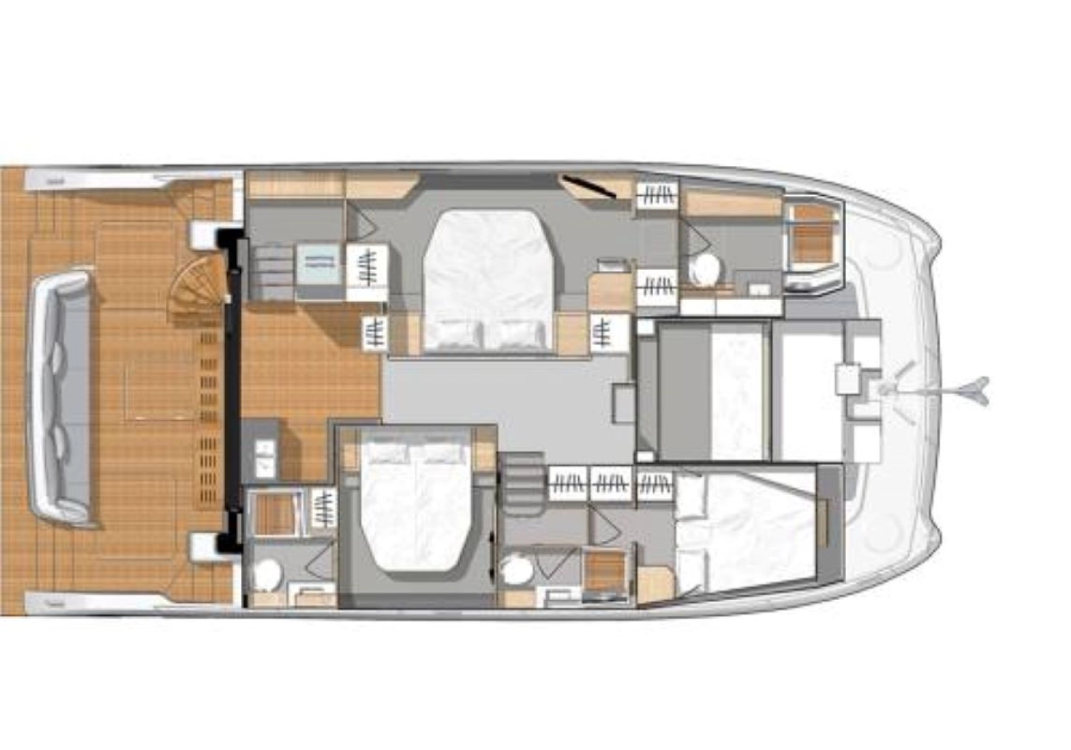 Noleggio Barca a motore Fountaine Pajot con patente nautica