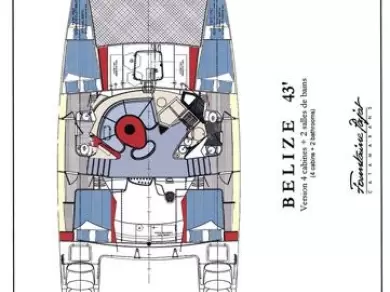 Noleggio Catamarano a Lefkáda – Fountaine Pajot Belize 43