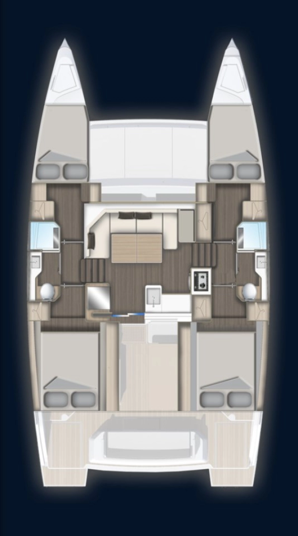 Noleggio Catamarano Aventura con patente nautica