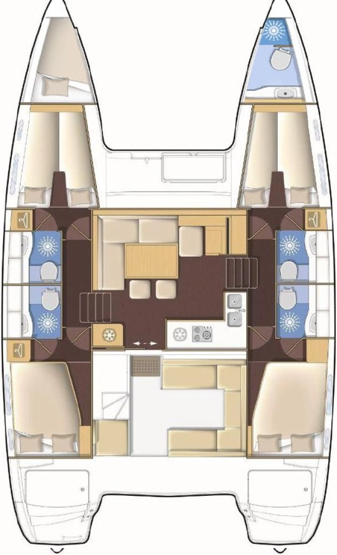 Lagoon Lagoon 400 S2 da affittare a  Lefkáda