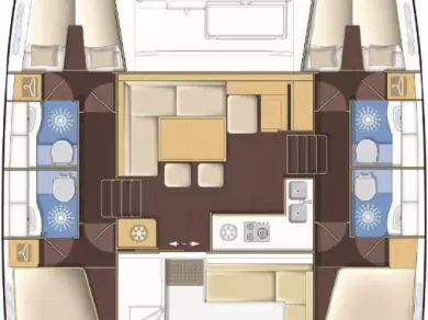 Lagoon Lagoon 400 S2 da affittare a  Lefkáda