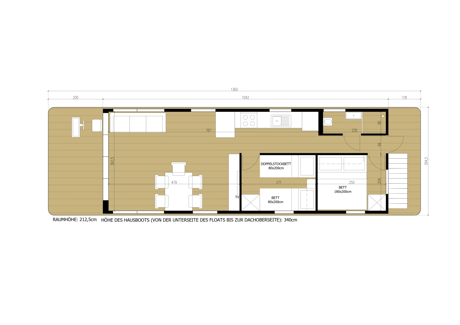 Noleggio Houseboat a Fürstenberg/Havel – WOMA Woma D13
