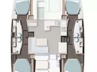 Noleggio Catamarano a Procida – Leopard Catamarans / Robertson & Caine Leopard 42 - 4 cab.