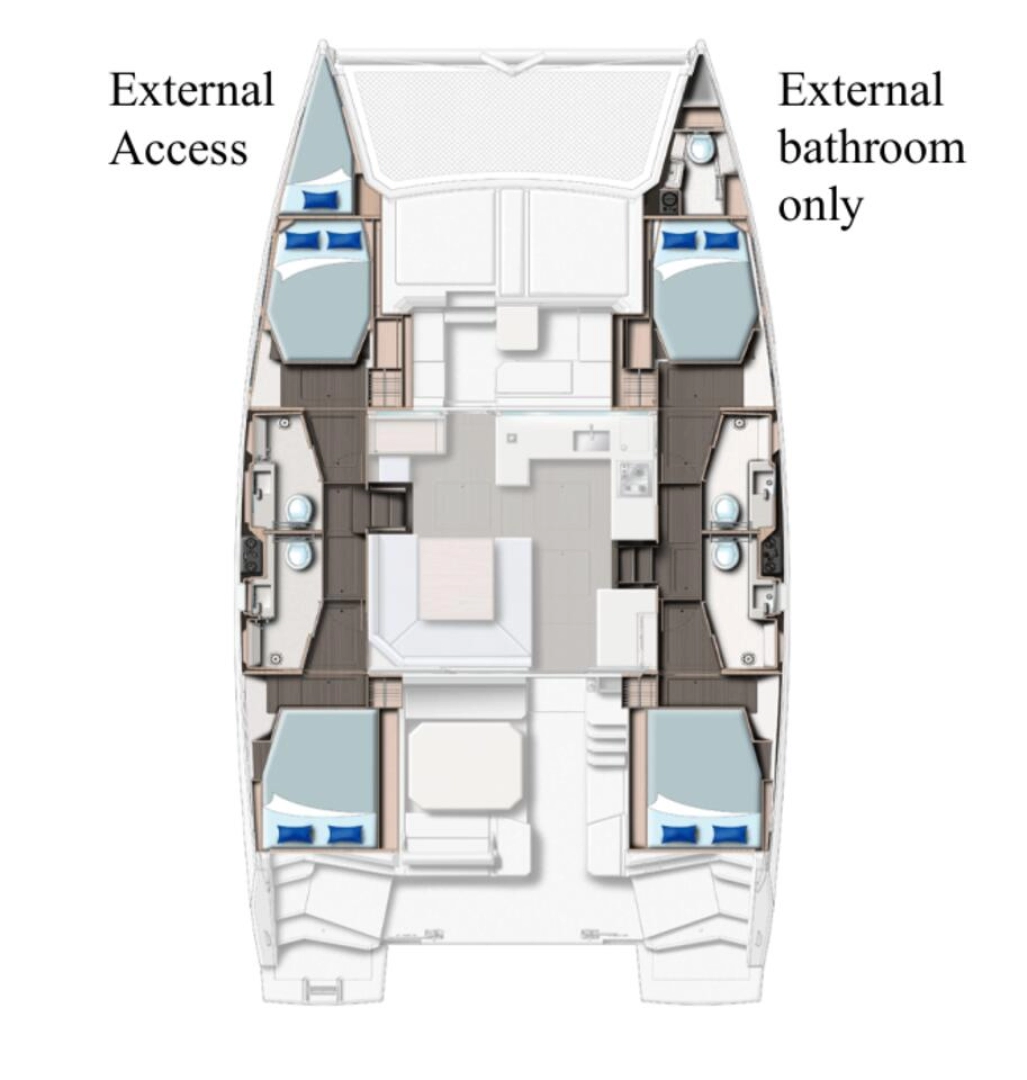 Noleggio Catamarano Leopard Catamarans / Robertson & Caine con patente nautica
