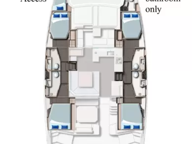 Noleggio Catamarano Leopard Catamarans / Robertson & Caine con patente nautica