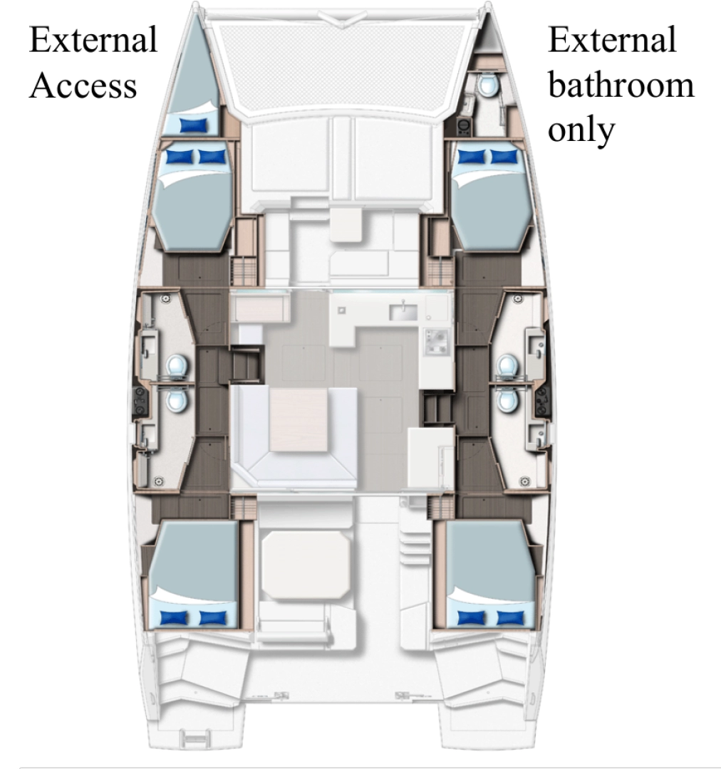 Leopard Catamarans / Robertson & Caine Leopard 45 da affittare a  Procida