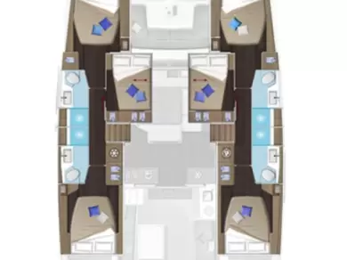 Noleggio Catamarano con o senza skipper Lagoon a Trogir