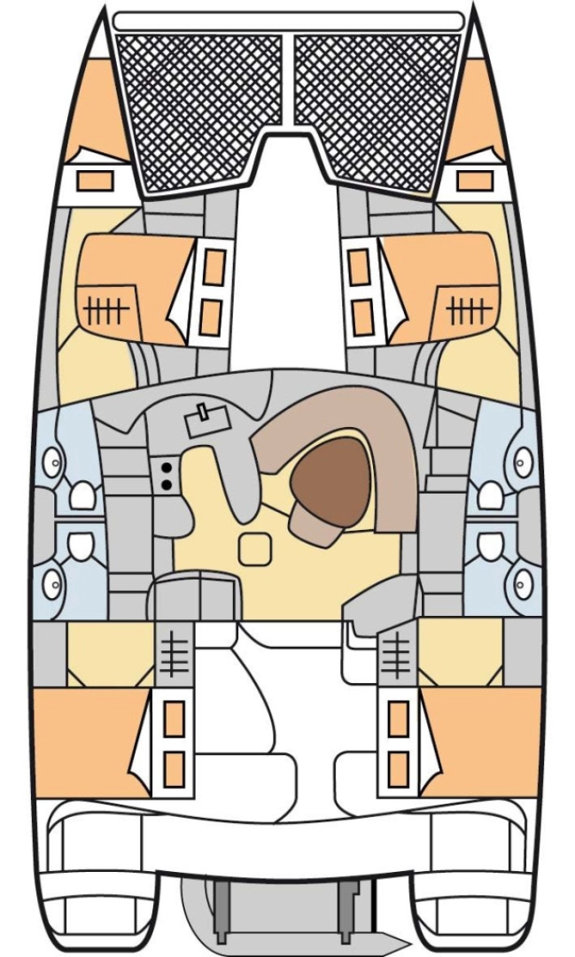 Noleggio barche Fethiye economico Leopard 4300