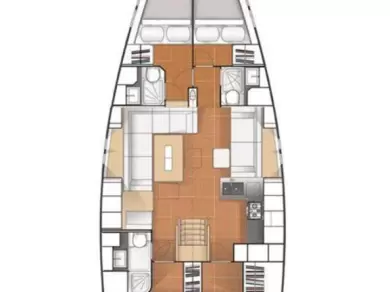 Noleggio barche Spalato economico Hanse 545