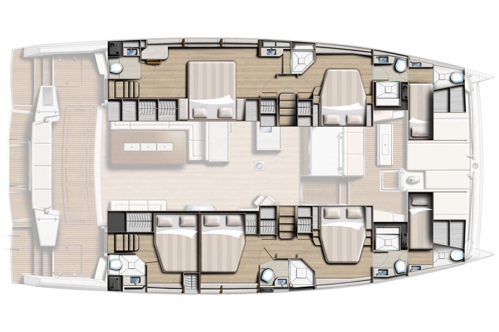 Noleggio Catamarano a Road Town – Bali Bali 5.4