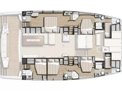 Noleggio Catamarano a Road Town – Bali Bali 5.4