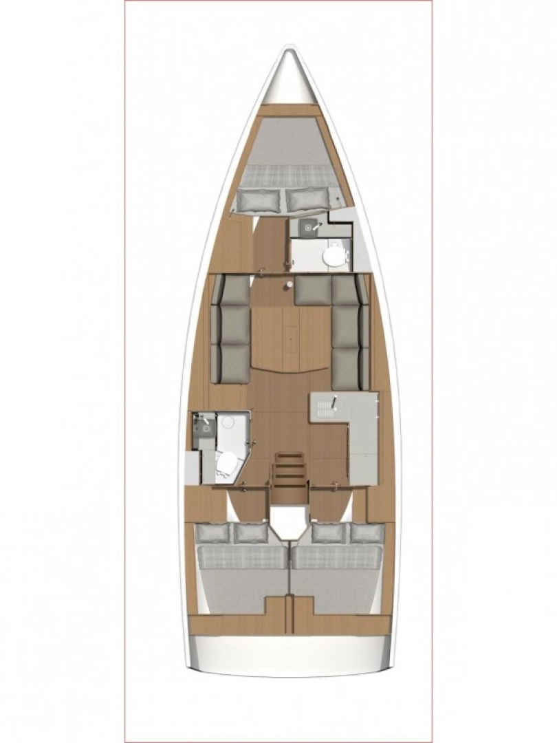 Dufour Dufour 390 GL da affittare a  Zaravecchia (Biograd)