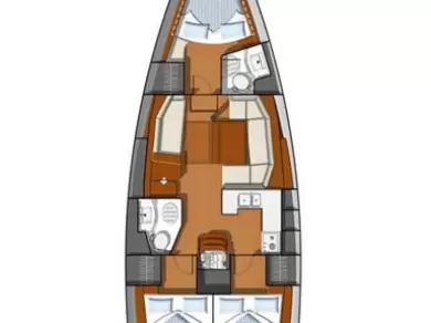 Jeanneau Sun Odyssey 419 da affittare a  Lávrio