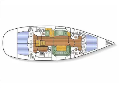 Noleggio Barca a vela Jeanneau con patente nautica