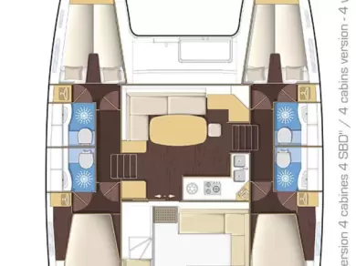 Noleggio Catamarano a Turgutreis – Lagoon Lagoon 400 S2