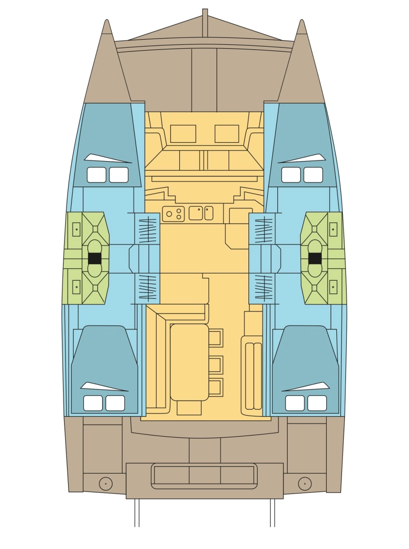 Noleggio Catamarano Bali con patente nautica