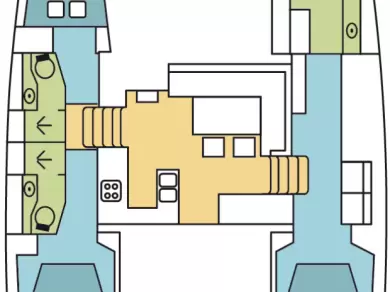 Lagoon Lagoon 450 Sport Top da affittare a  Parham Town