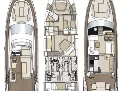 Noleggio Yacht di lusso Azimut con patente nautica