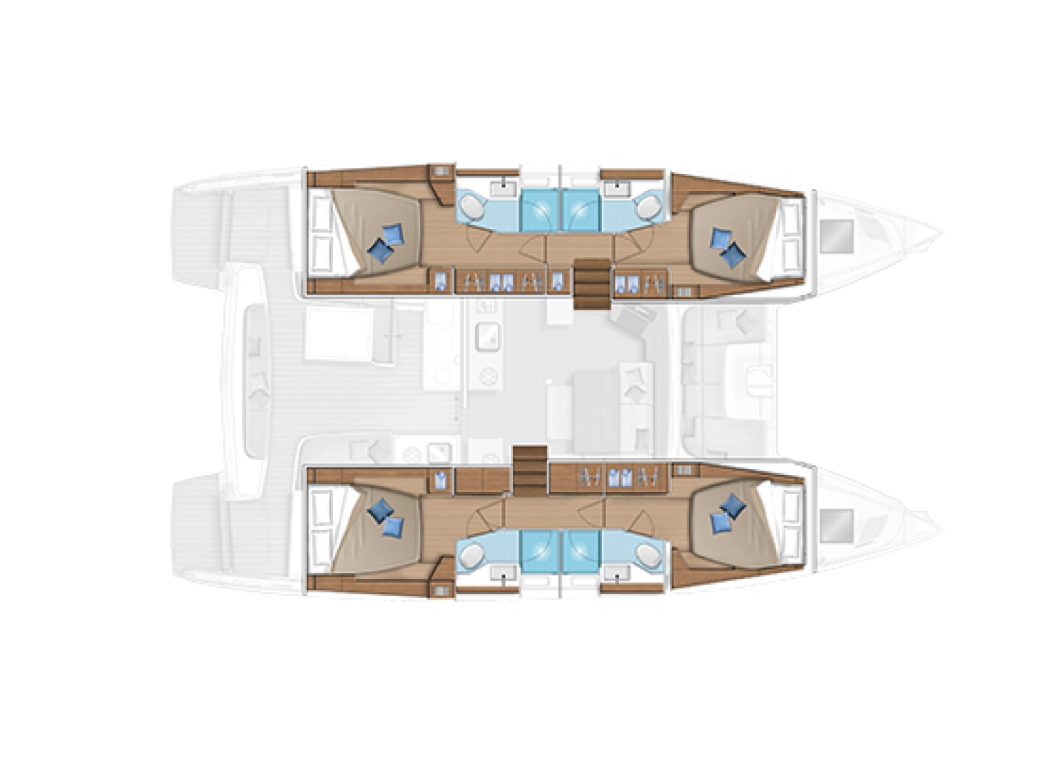 Noleggio Catamarano a Álimos – Lagoon Lagoon 46